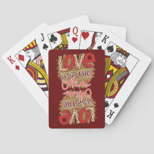 Jeu De Cartes L'AMOUR EST DANS L'AIR romantique valentines cadea