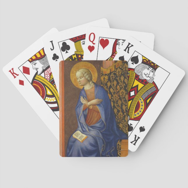 Jeu De Cartes L'Annunciate de Virgin 1430 (dos)