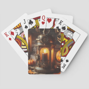 Jeu De Cartes Lanterne noire Halloween Steampunk