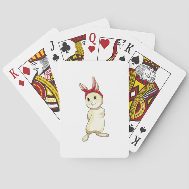 Jeu De Cartes Lapin avec Bandana (dos)