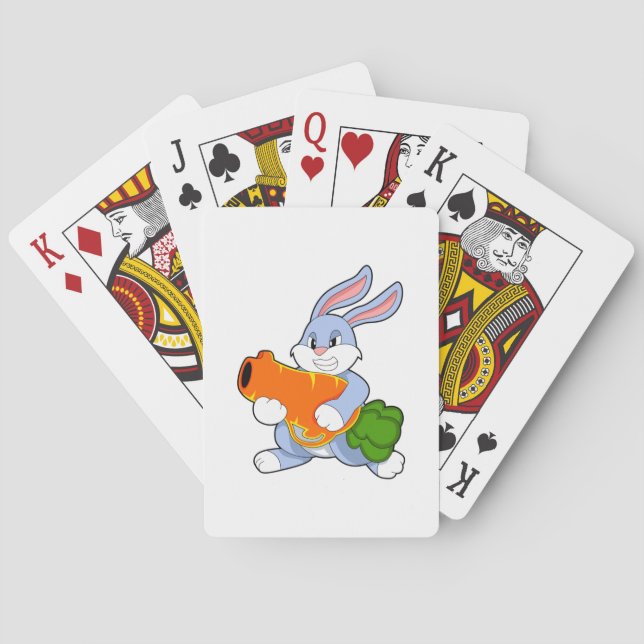 Jeu De Cartes Lapin avec carotte (dos)