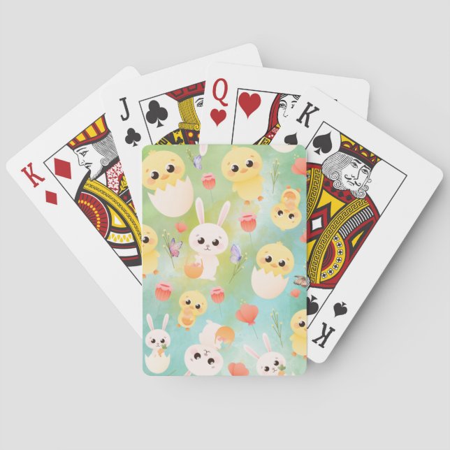 Jeu De Cartes Lapin, Chiens & Papillons Jouer Aux Cartes (dos)