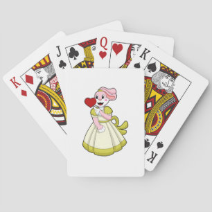 Jeu De Cartes Lapin comme Mariée avec robe Mariage.PNG