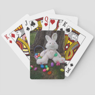 Jeu De Cartes Lapin De Pâques Qui Fait Une Pause