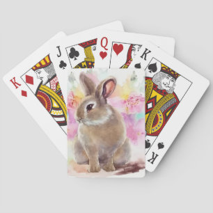 Jeu De Cartes Lapin Fleur