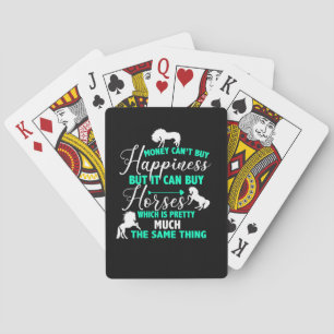 Jeu De Cartes L'argent peut acheter Cheval Mint Green