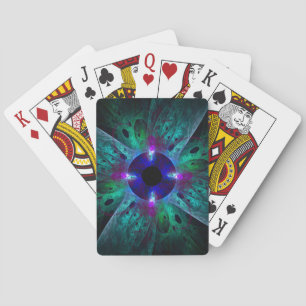 Jeu De Cartes L'art Abstrait des yeux