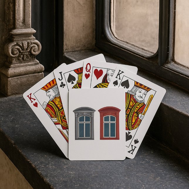Jeu De Cartes L'Art Architectural Ornate De Fenêtre Européenne (Créateur téléchargé)