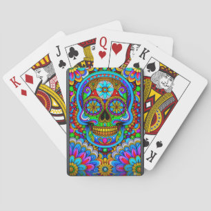Jeu De Cartes L'art crâne à sucre - Un spectre d'esprits