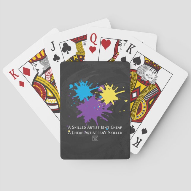 Jeu De Cartes L'art n'est pas bon marché (dos)