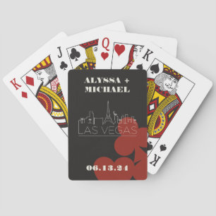 Jeu De Cartes Las Vegas Casino Skyline Mariage Faveur