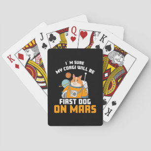 Jeu De Cartes L'astronaute est sûr que mon Corgi sera le premier
