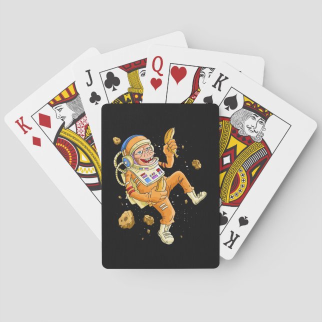 Jeu De Cartes L'astronaute Monkey Space (dos)