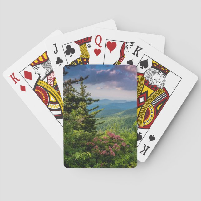 Jeu De Cartes Laurel de montagne à Sunrise (dos)