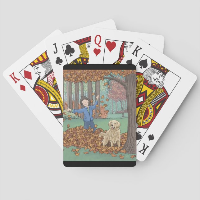 Jeu De Cartes L'Automne Laisse Jouer Des Cartes (dos)