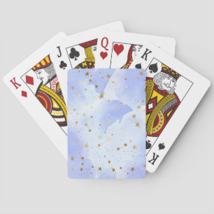 Jeu De Cartes Lavendar Golden Star Motif