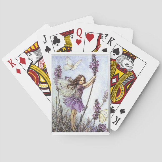 Jeu De Cartes Lavender Fairy Lecture Cartes (dos)