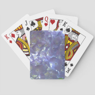 Jeu De Cartes Lavender Hydrangeas fleurs violettes