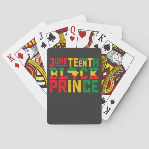 Jeu De Cartes Le 11° Prince célèbre la liberté noire