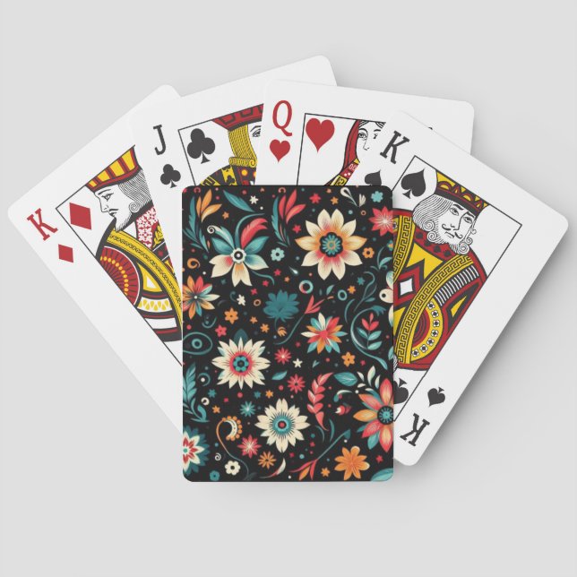 Jeu De Cartes le bleu ciel du Mexique chante la salsa (dos)