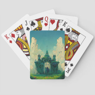 Jeu De Cartes Le Château Abandonné Imaginaire Sci-Fi