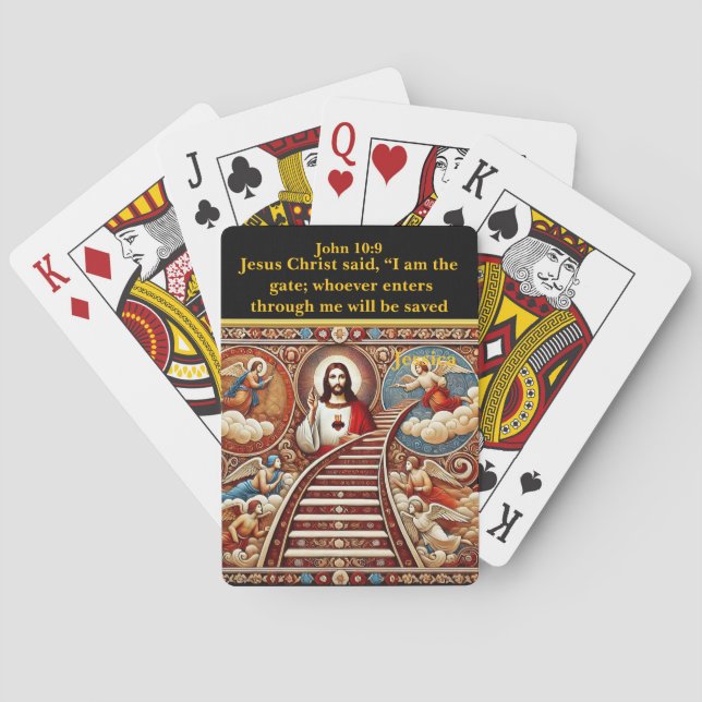 Jeu De Cartes Le chemin du salut - Jean 10:9 (dos)