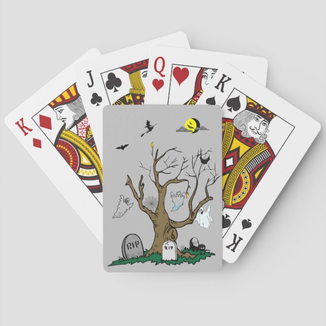 Jeu De Cartes Le cimetière hanté - (dos)