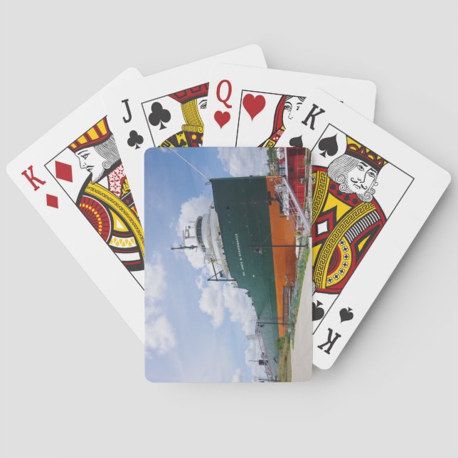 Jeu De Cartes Le Colonel James M Schoonmaker joue aux cartes (dos)