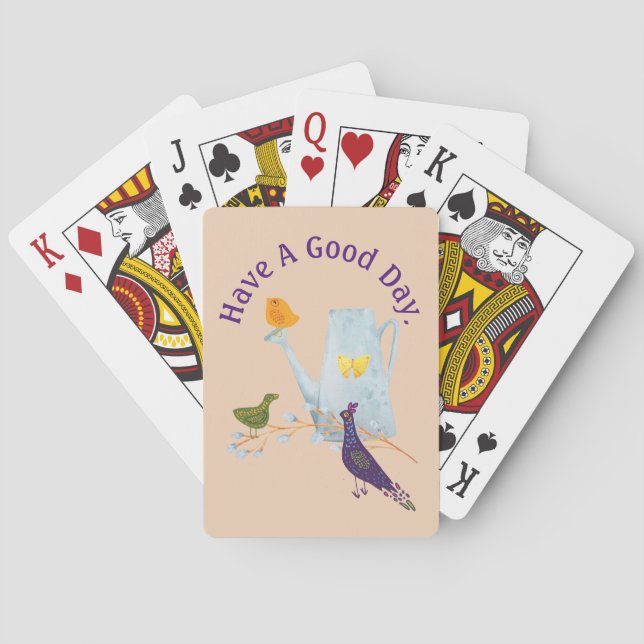Jeu De Cartes Le Coq, Le Canard Et La Poule (dos)