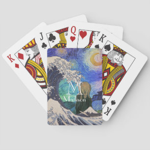 Jeu De Cartes Le cri de la Grande Vague Starry Night