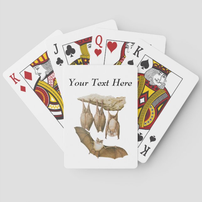 Jeu De Cartes Le cru manie la batte l'illustration, dessin (dos)