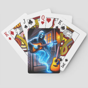 Jeu De Cartes Le fantôme joue de la guitare