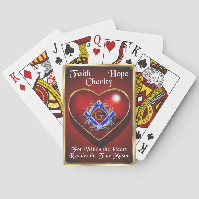 Jeu De Cartes Le franc-maçon vrai (dos)