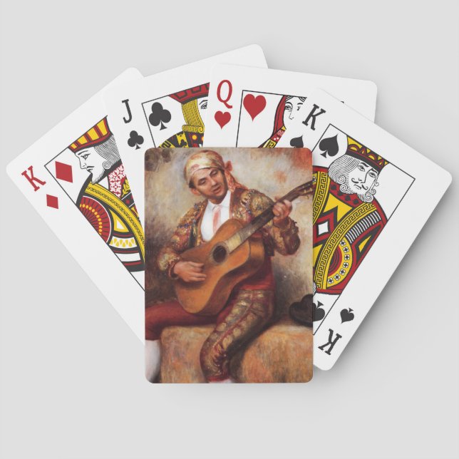 Jeu De Cartes Le guitariste espagnol (par Pierre-August Renoir) (dos)