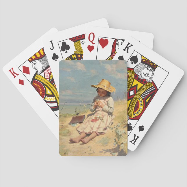 Jeu De Cartes Le jeune botaniste (par Paul Peel) (dos)
