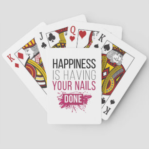 Jeu De Cartes Le Joli Bonheur Est De Faire Faire Faire Vos Ongle