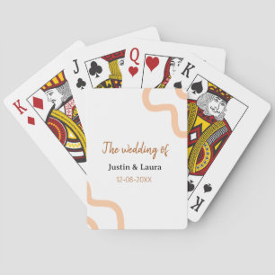 Jeu De Cartes Le mariage de nom de la mariée du marié date pêche