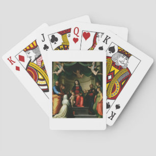 Jeu De Cartes Le mariage mystique de St Catherine de Sienne avec