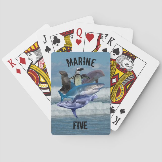 Jeu De Cartes Le Marine Five (dos)