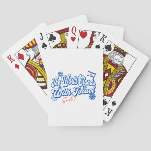 Jeu De Cartes Le monde est avec Israël, tout comme Israël