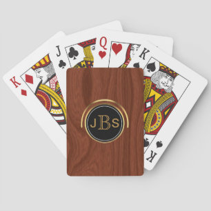 Jeu De Cartes Le monogramme fait sur commande 3 marque avec des