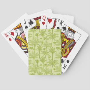 Jeu De Cartes Le Motif des palmiers verts