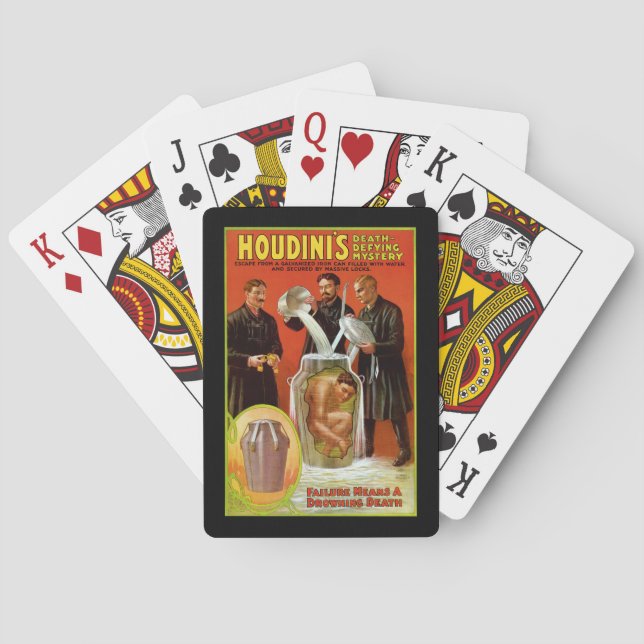 Jeu De Cartes Le mystère qui défie la mort de Houdini (dos)