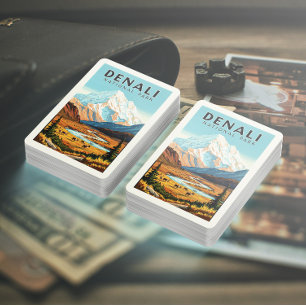 Jeu De Cartes Le Parc national de vintage Denali