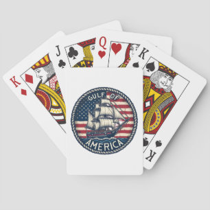 Jeu De Cartes Le Patriotique Du Golfe Des Etats-Unis