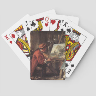 Jeu De Cartes Le peintre dans son studio (par François Boucher)