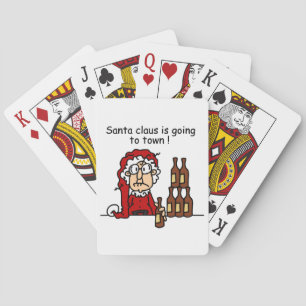 Jeu De Cartes Le père noël va à la ville