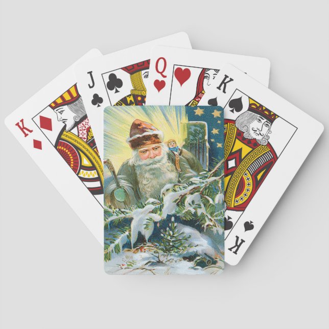 Jeu De Cartes Le père noël victorien (dos)
