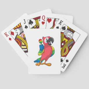 Jeu De Cartes Le perroquet à la musique avec Maracas