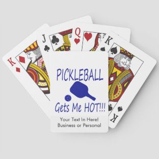 Jeu De Cartes le pickball me fait chaud bleu